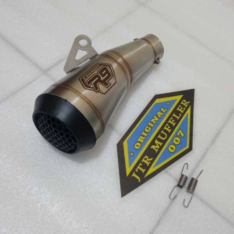 Silincer selencer knalpot R9 GP SERIES pnp cbr 150r ninja 250 fi R15 gsx r150 Cbr250rr
