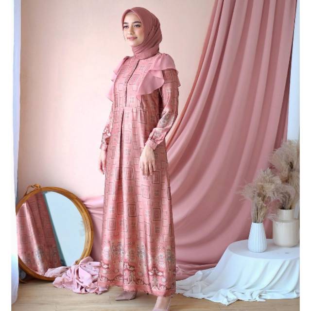 KHANDRA DRESS KIENKA - PINK S