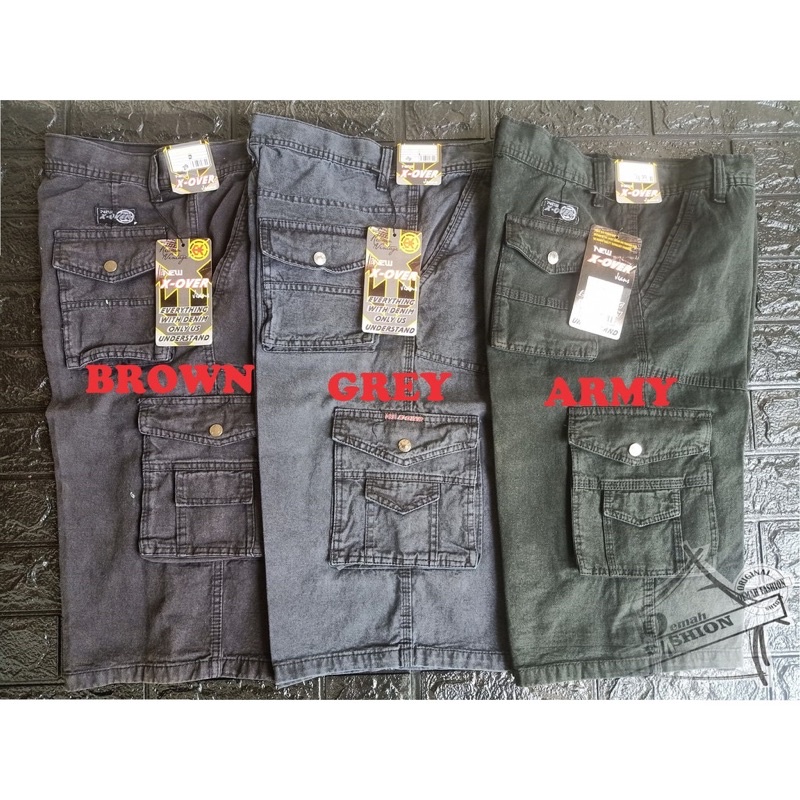 CELANA PENDEK PDL CARGO CASUAL TWILL COTTON