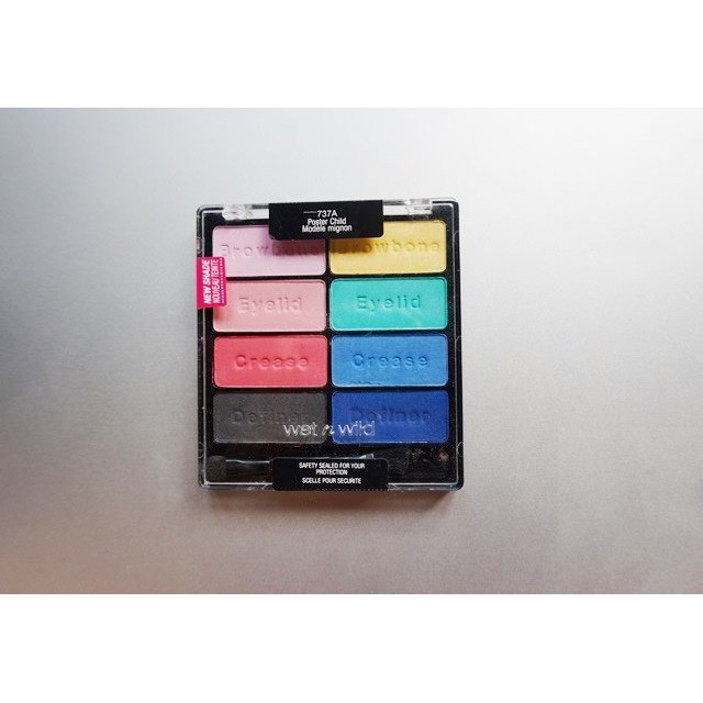 Wet n Wild Color Icon 8 Pan Eyeshadow Palette Poster Child -737A