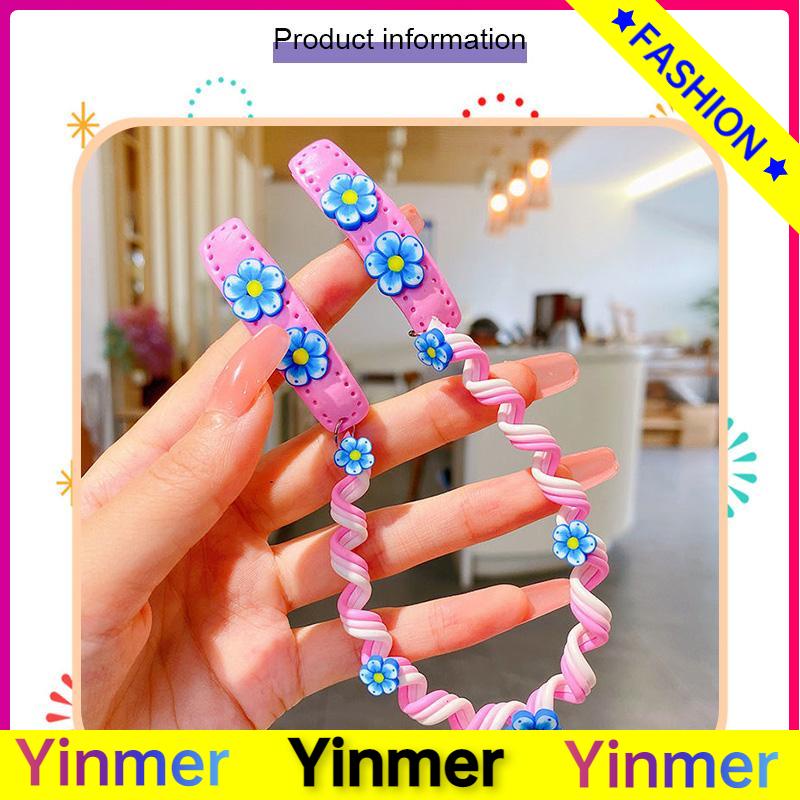 COD✨ Fashion Children Twist Braid Curling Stick Hair Clip Kids Dirty Braid Curler Color Braiding Hair Tie Girl Hair Accessories-Yinmer