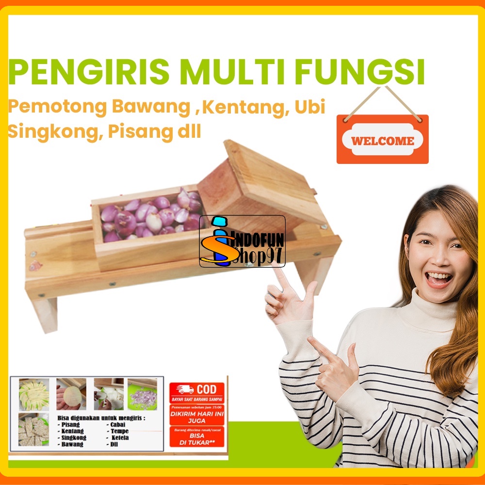 PROMO PEMOTONG BAWANG SERBAGUNA PENGIRIS BAWANG SERBAGUNA PARUTAN SERBAGUNA IRISAN BAWANG Keripik ke