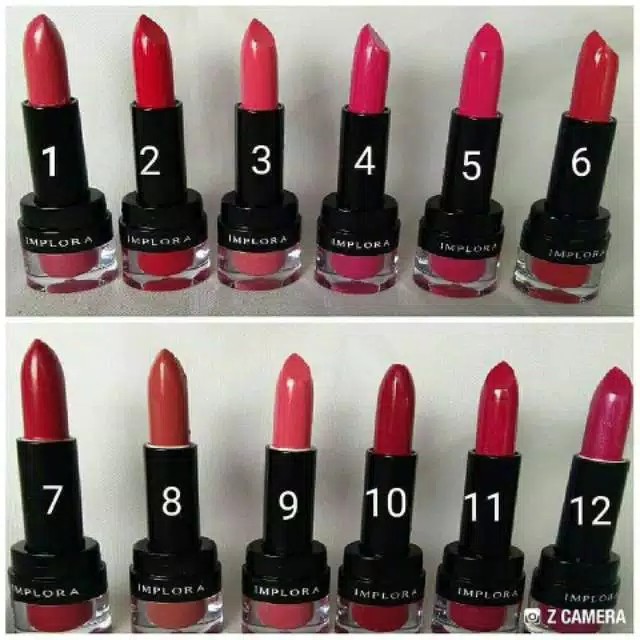 IMPLORA - LIPSTIK Moisture / LIPSTIK HITAM IMPLORA ❤ BPOM & ORI 100% ❤