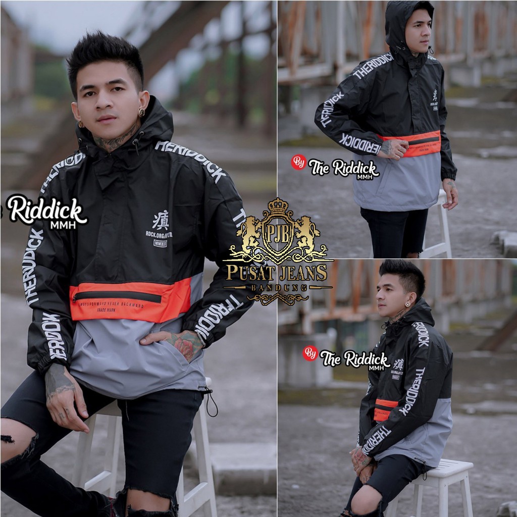 RCL - Jaket Cagoule 3D Kantong Doraemon Original The Riddick TERBARU