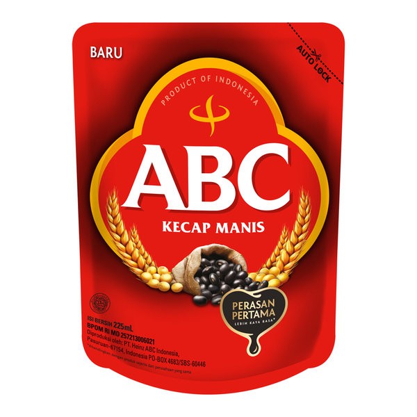 

ABC Kecap Manis 225ml - Kecap Kedelai Kemasan Isi Ulang Pouch