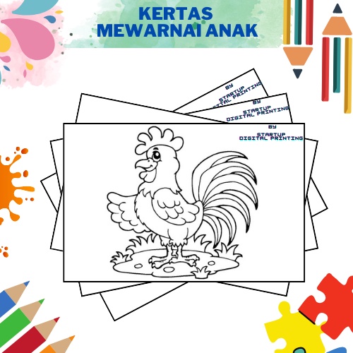 

Minimal order 10 Pcs ! Kertas Mewarnai - Melatih Imajinasi dan Kreativitas Anak