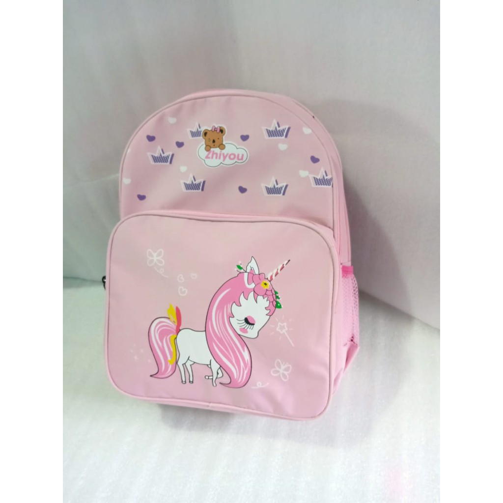 ARMELIA SHOP - Tas Ransel Anak TK SD_Tas Sekolah Anak Perempuan Karakter Kuda Poni [ BISA COD ]