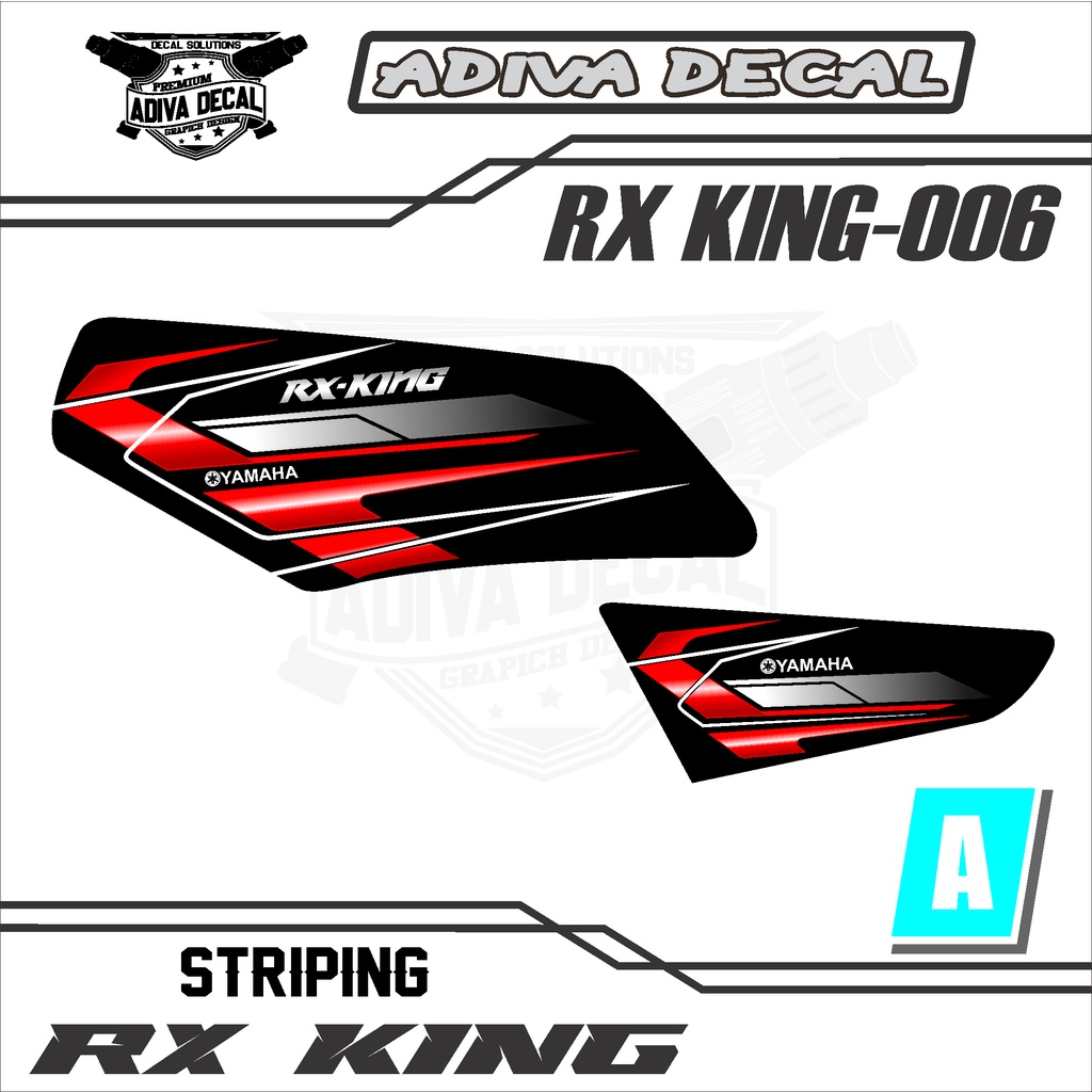 terbaru STICKER striping rx king keren simple - stiker striping rx king rx king 006