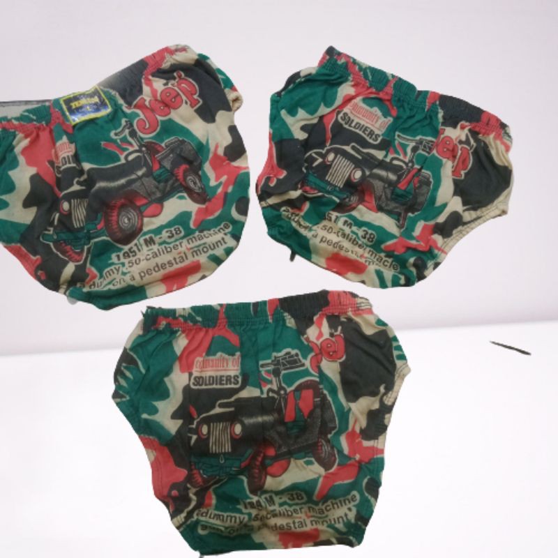 CELANA DALAM ANAK COWOK MOTIP ARMY/SEMPAK ANAK COWOK