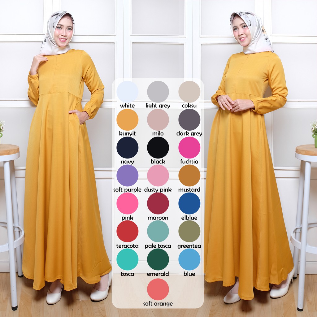 Gamis Wanita Dewasa Bahan Baloteli