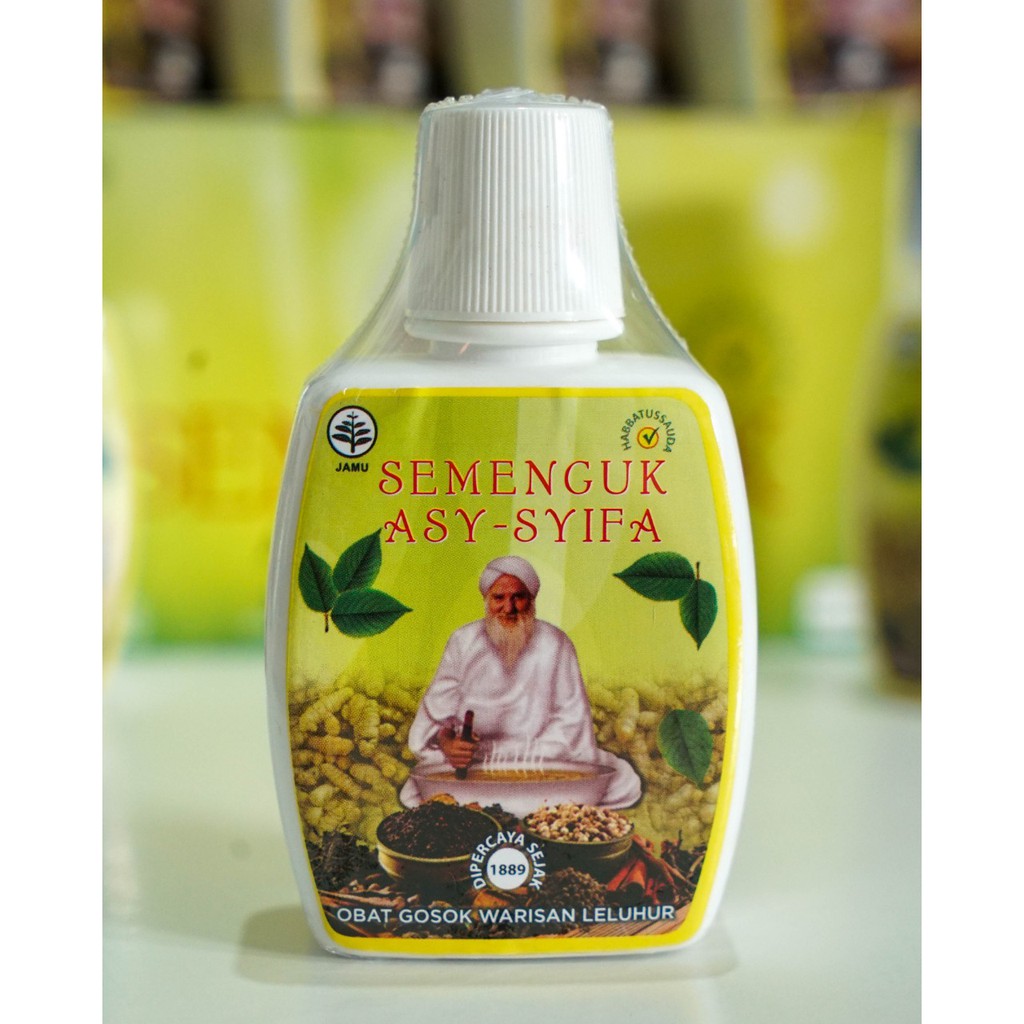 Minyak Gosok SEMENGUK ASY SYIFA - Minyak Pijat Bahan Alami Tradisional - Sudah dikenal lama