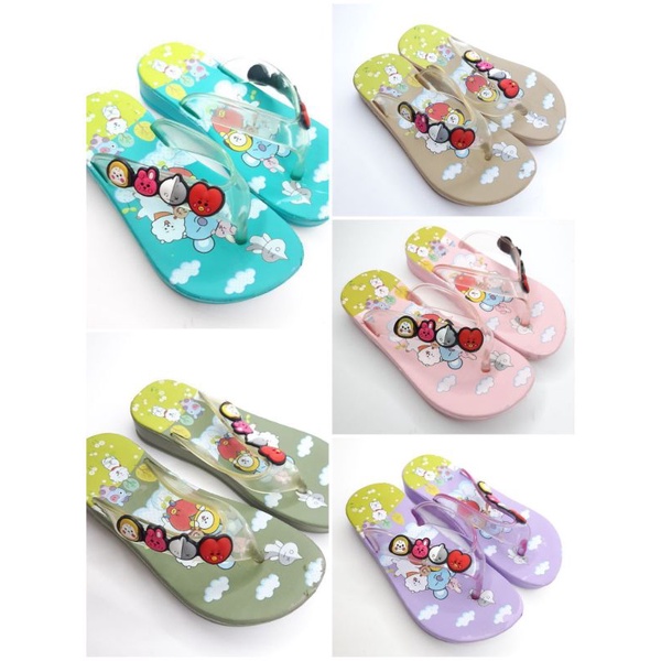 SANDAL JEPIT ANAK PEREMPUAN BT21 BTS DULUX 393 C SANDAL JELLY ANAK