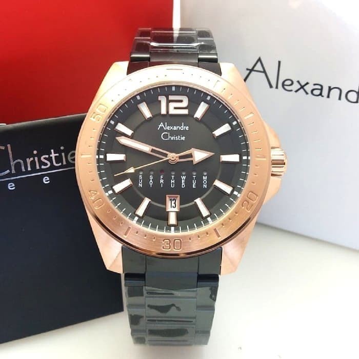 [Free Baterai] JAM TANGAN PRIA ALEXANDRE CHRISTIE AC 6534 ORIGINAL GARANSI RESMI 1 TAHUN