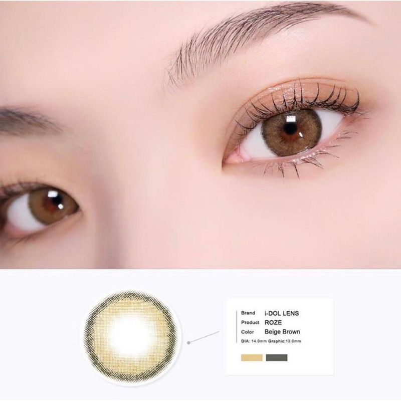 sisselens I-DOL ROZE NORMAL &amp; MINUS ( -0.50 s.d 6.00) softlens i doll