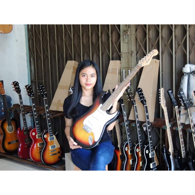GITAR LISTRIK FENDER STRATOCASTER SUNBRUST