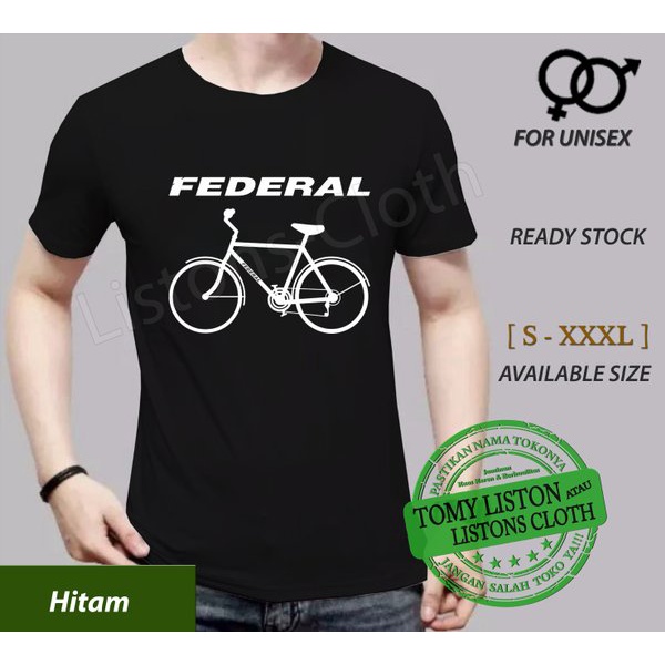 DI JUAL KAOS SEPEDA FEDERAL KLASIK MANTAP