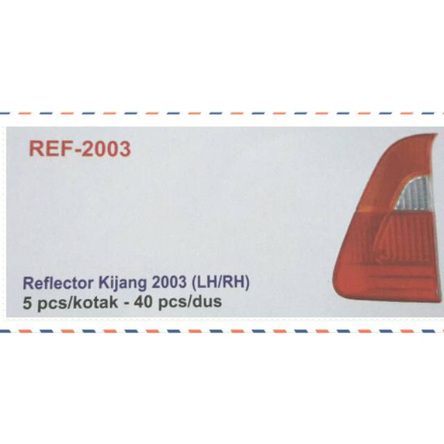 Segitiga Reflector / ornament stop lamp kijang 2003