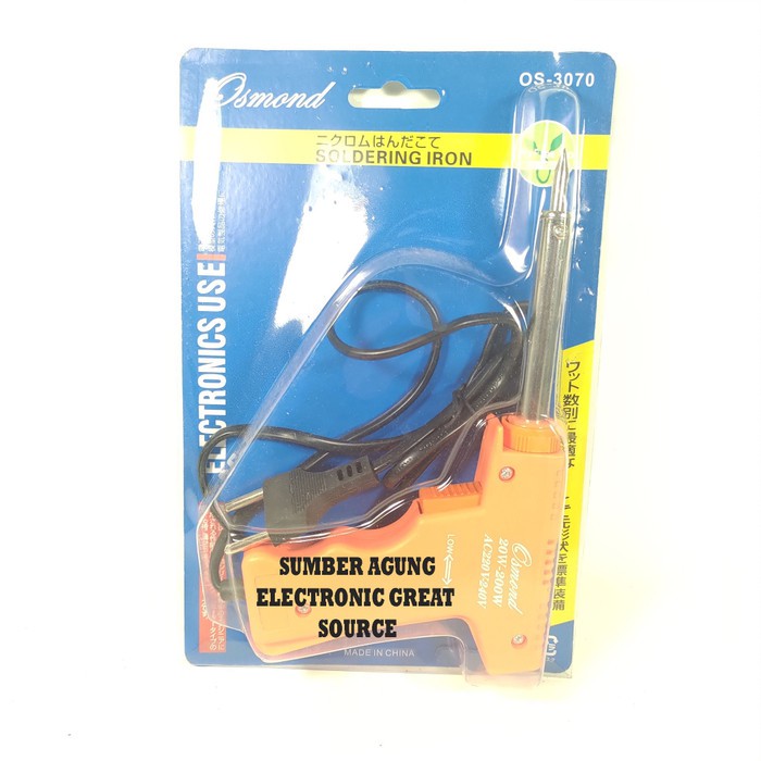 Osmond Solder Tembak Listrik 20W-200W Berkualitas Electrronics Use OS3