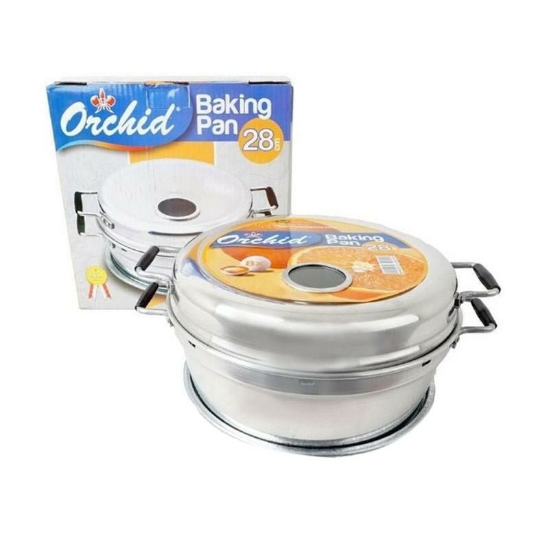 [ ⭐FREE ONGKIR⭐ ] Baking Pan ORCHID 28 CM cetakan roti bolu  asli original tebal