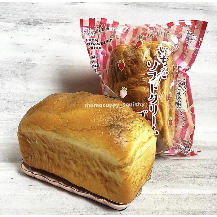 Squishy licensed loaf bread by Lian ( squishy roti jumbo soft)