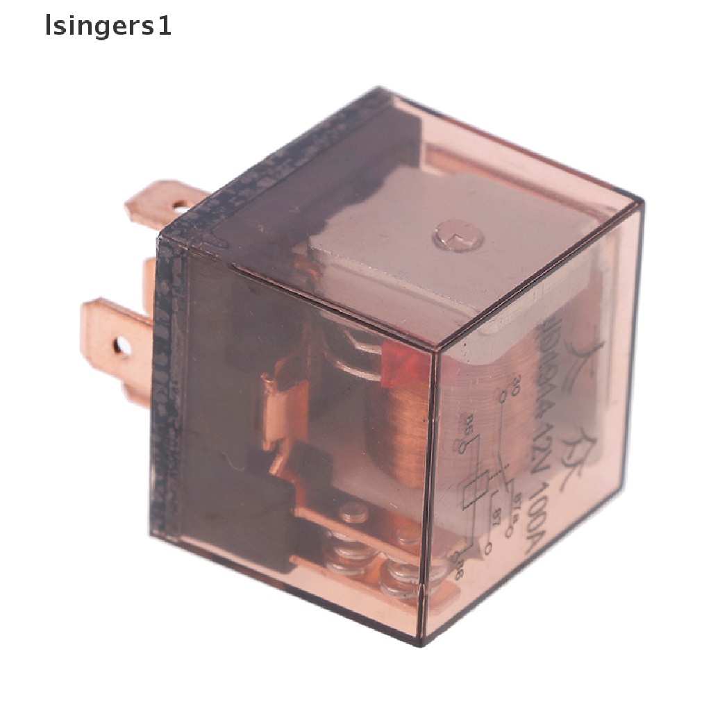 (lsingers1) Relay SPDT 12 / 24V 100A 4 / 5Pin Tahan Air Untuk Mobil