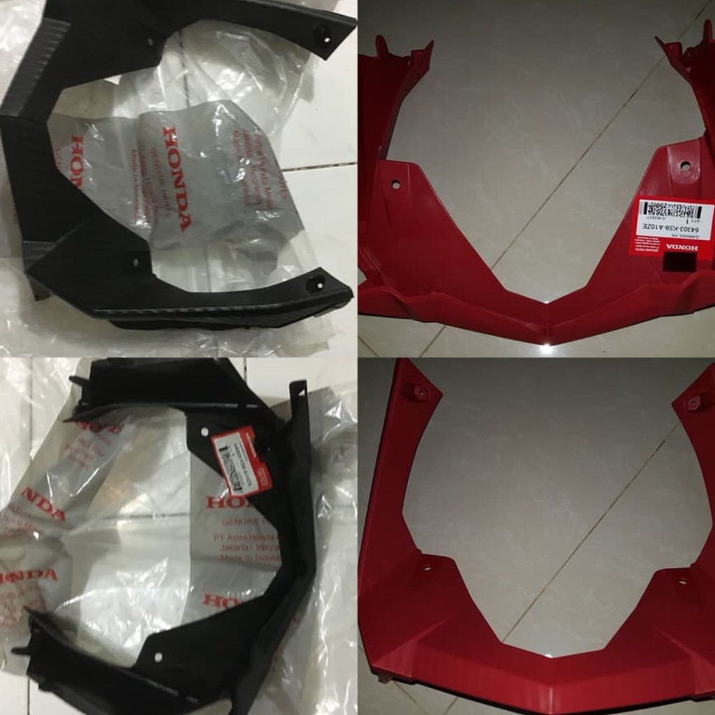 Cover Garnish Headlamp Segitiga Honda New Vario Techno 150 - 125 Esp Lampu Led Original Hgp