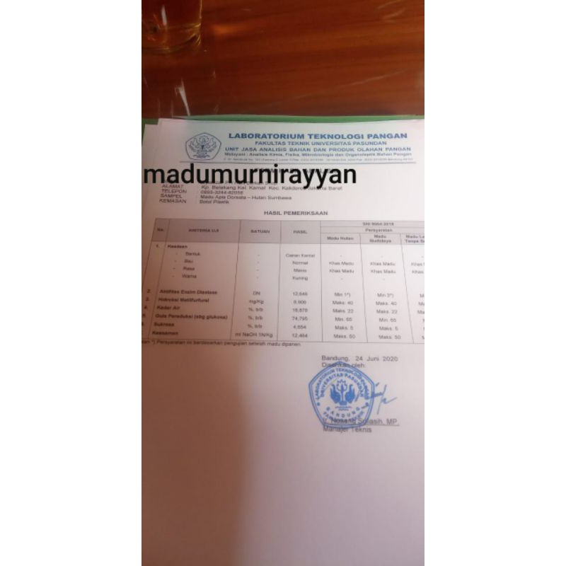 Madu hutan liar sumbawa1kg