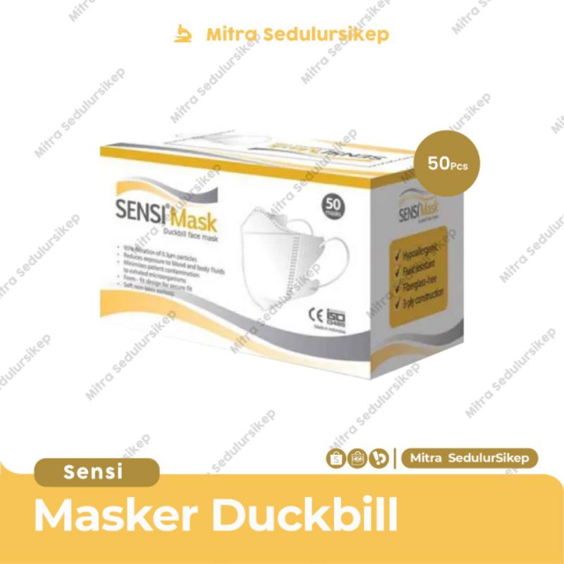 Masker Sensi Duckbill l Masker Duckbill