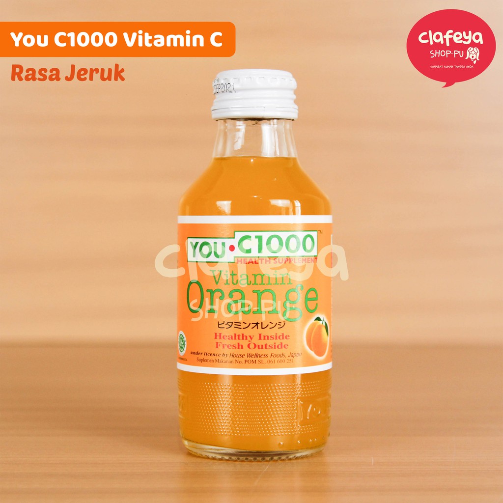 U C1000 You C1000 Vitamin C Gosend Only You C1000 Botol Kaca You C1000 Orange 140 Ml Shopee Indonesia