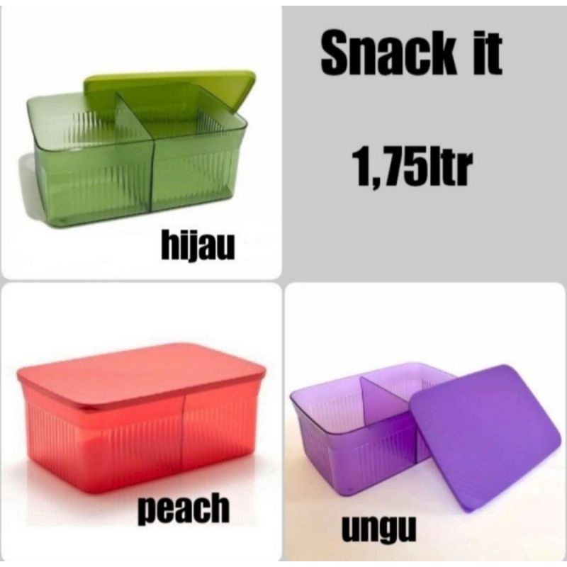 Toples kue snack it tupperware