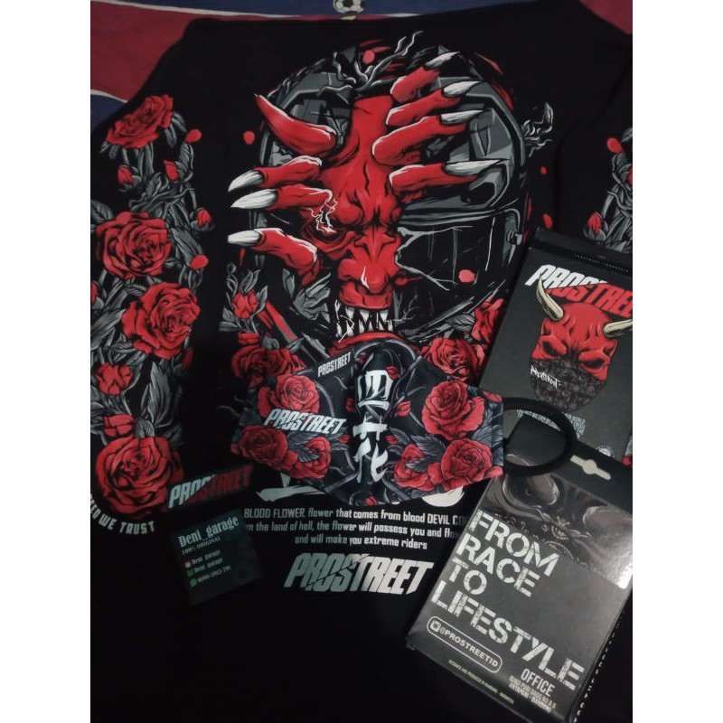 MASKER PROSTREET BLOOD FLOWER (NEW)