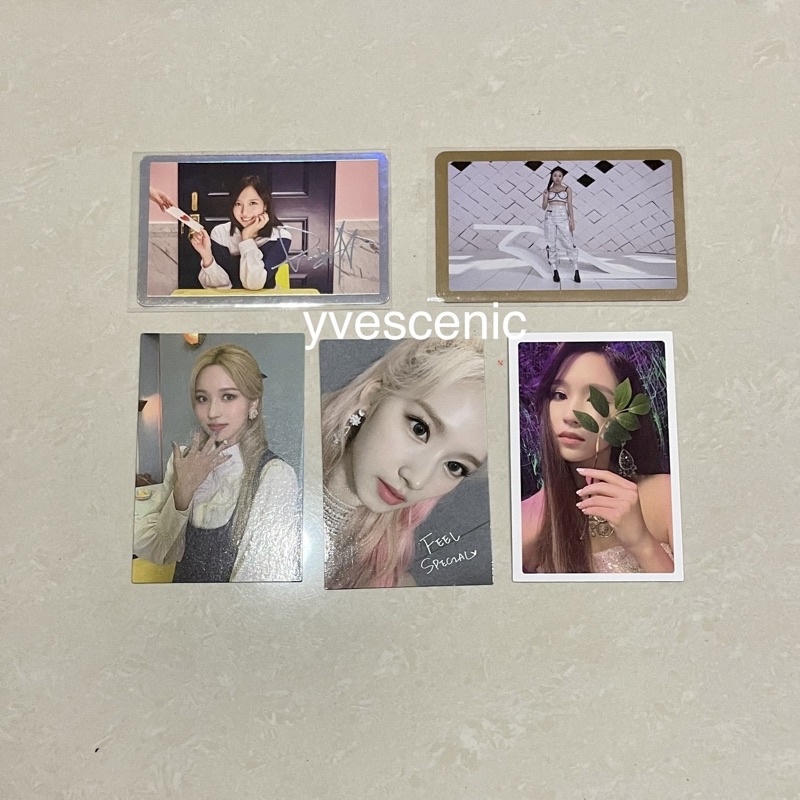 twice mina signal holo ewo chaeyoung feel special fs formula of love group ot9 scratch card sc gold 