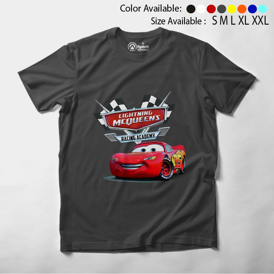 Kaos Atasan Anak Laki Laki Cars Lightning McQueen