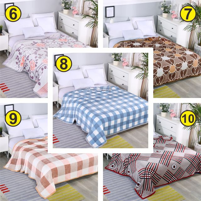 COD - FD - Selimut Motif Dewasa - Selimut Bulu Halus Motif - Selimut Lembut Ukuran 180cm x 200cm-1