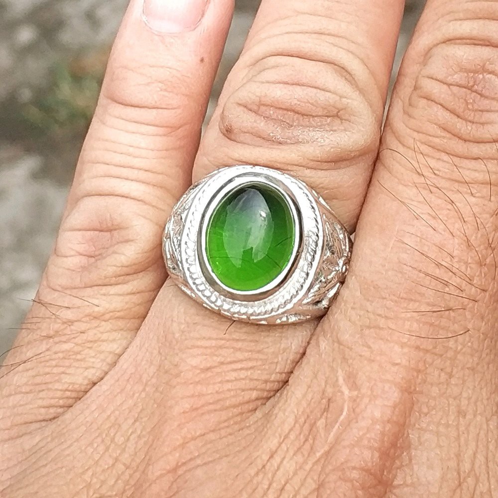 CINCIN BATU AKIK ZAMRUD MINIMALIS