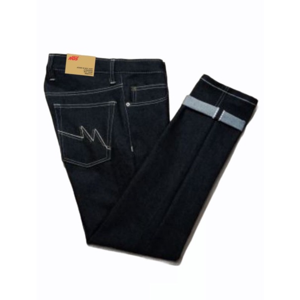 raw denim selvedge black dray 14 Oz