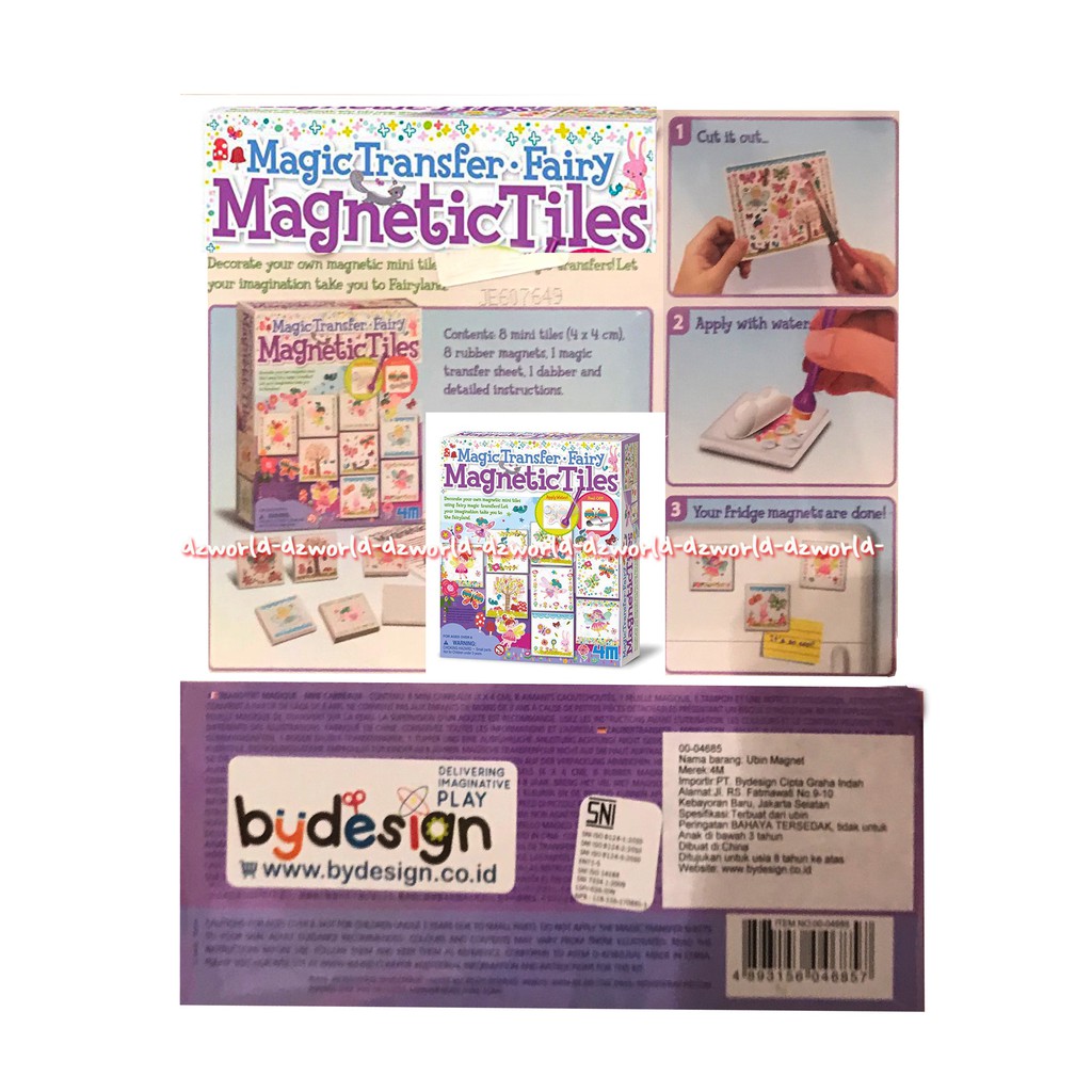 Magic Transfer Fairy Magnetic Tiles Mainan Dari Keramik