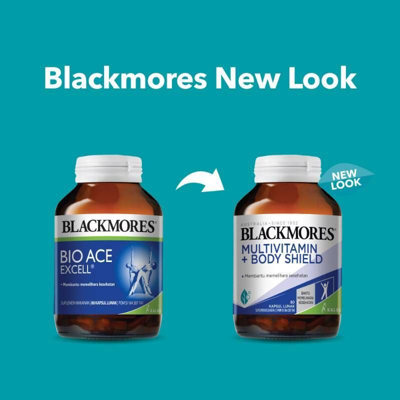 Blackmores Multivitamin + Body Shield 80Kapsul