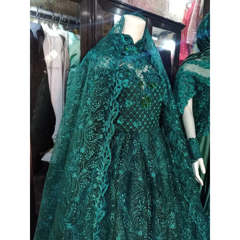 gaun pengantin / gaun pengantin mewah / gaun pengantin muslim