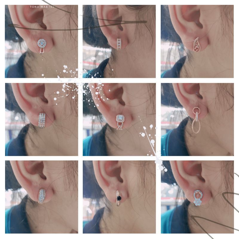 WAJIB TANYA STOK Realpic Anting Giwang Emas Asli Kadar 375 - 420 | 1gr - 3gr | Part 3