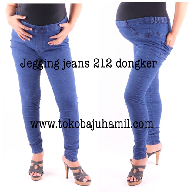 Jegging hamil jeans 212 dongker