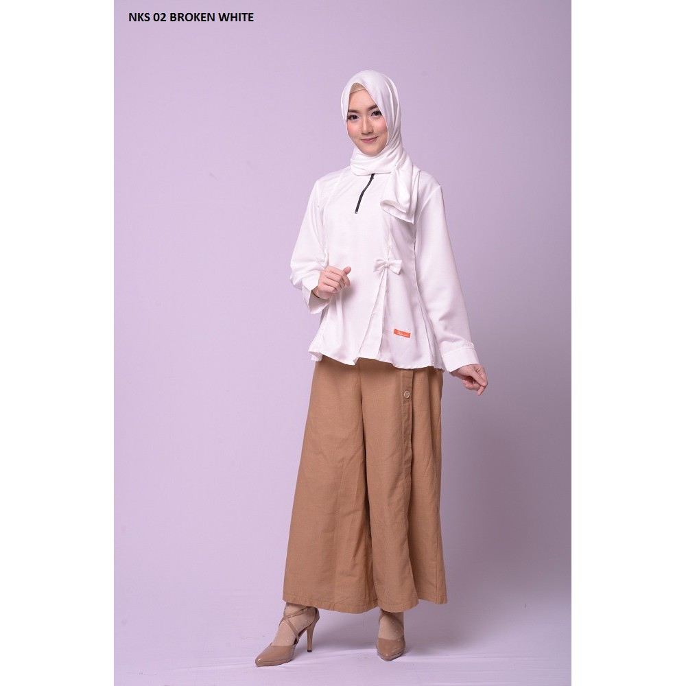 Baju Muslim Setelan Kulot Polos Nibras NKS 02 Murah