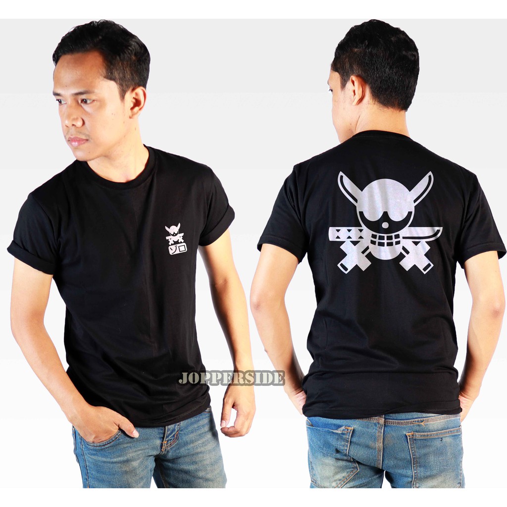 JOPPERSIDE KAOS DISTRO PRIA WANITA ANIME KOMIK MANGA JEPANG LUFFY ZORO ONE PIECE PREMIUM TS72 BB