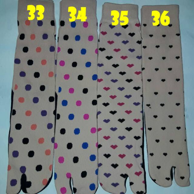  KAOS  KAKI  JEMPOL  MOTIF  Shopee Indonesia