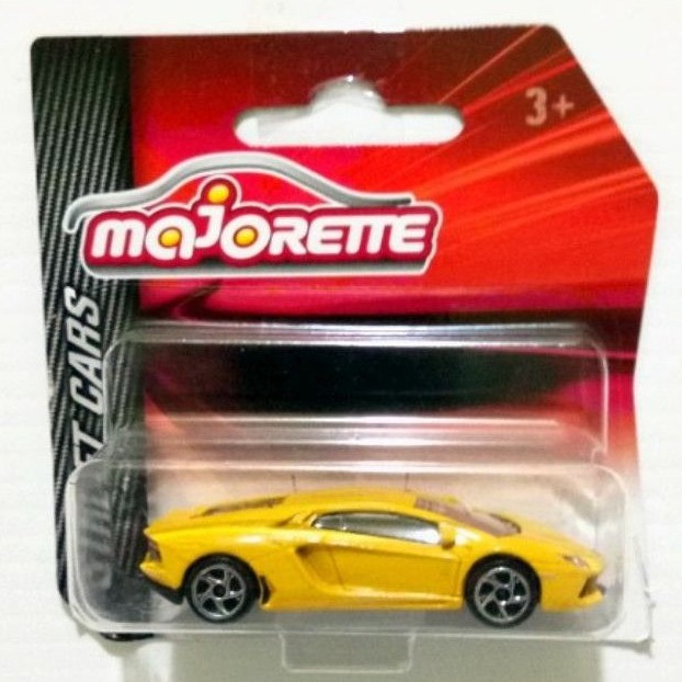 Jual Diecast Lamborghini Aventador Kuning Majorette Street Cars Scala 1:64