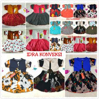 ECER HARGA  GROSIR DRESS ANAK  1 2 TAHUN LANGSUNG DARI  