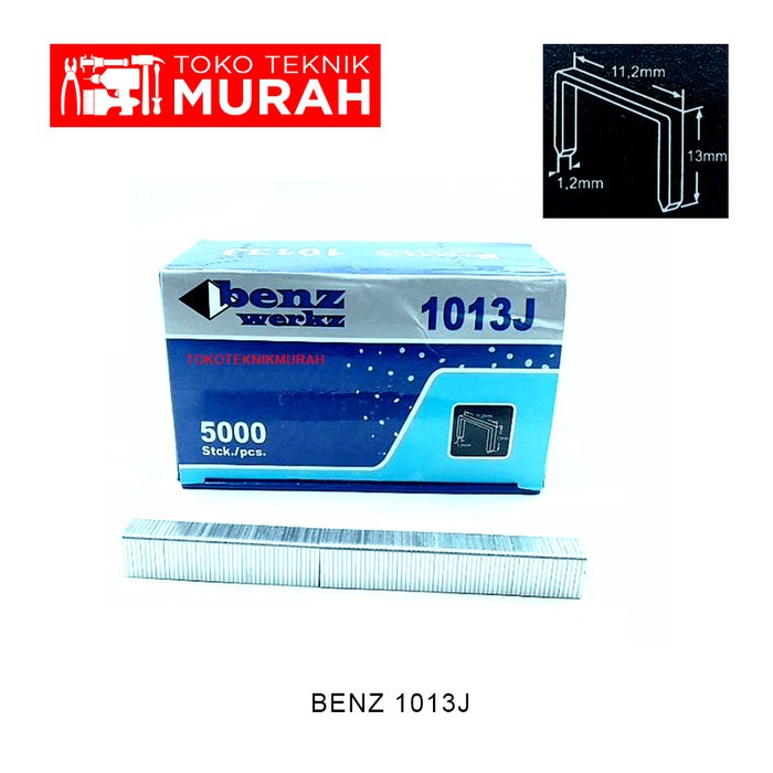 Benz Mata Staples 1013J Isi Paku Tembak U Anak 5000Pcs 1013 J