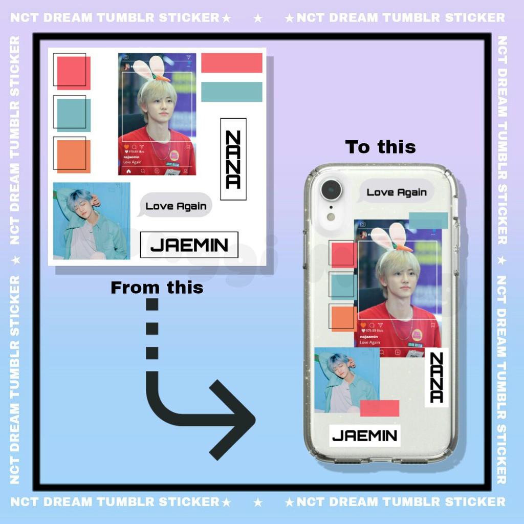 NCT Dream Stiker Mark Haechan jaemin Jeno Renjun Chenle Jisung