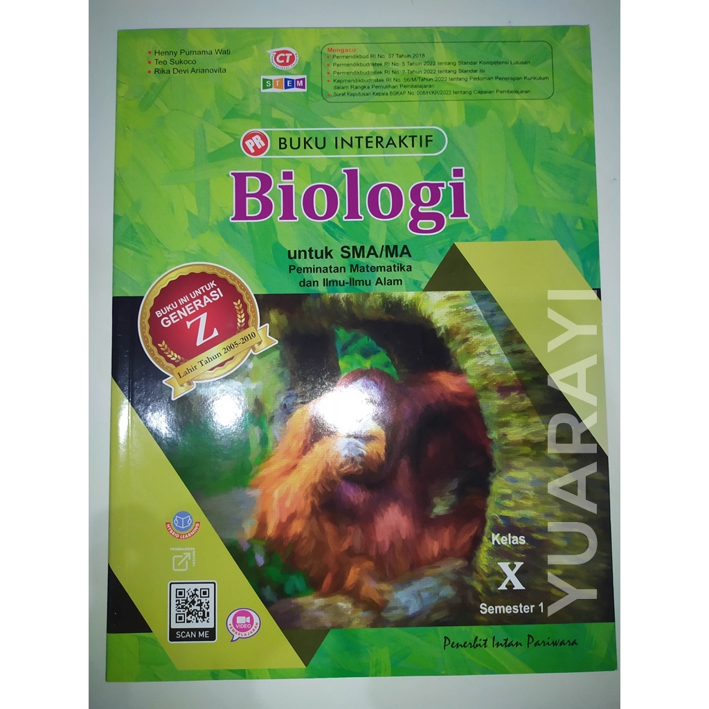 LKS PR Biologi Intan Pariwara Buku Interaktif