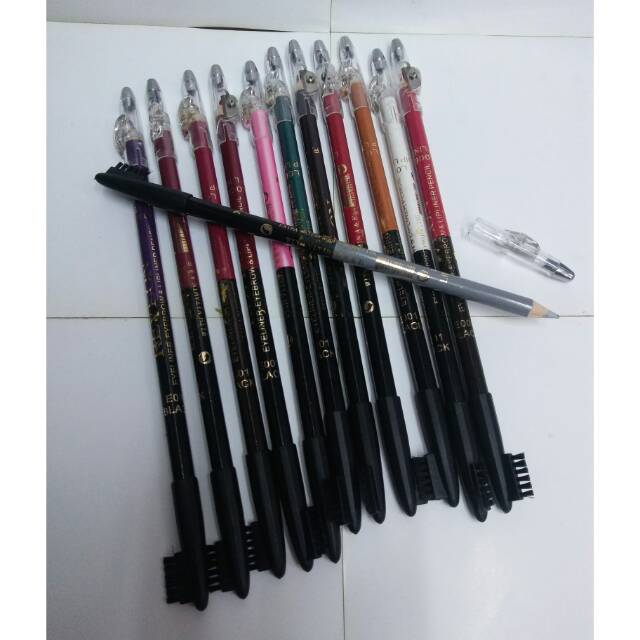 Eyeliner - Eyebrow & Lip Liner Pencil Revlon 2in1 (Sikat + Serut)